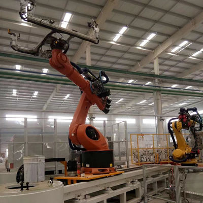 รางนำหุ่นยนต์พร้อมน้ำหนักบรรทุก 500KG และการเข้าถึง 2000 มม. เป็นรางนำเชิงเส้นสำหรับเครื่อง CNC