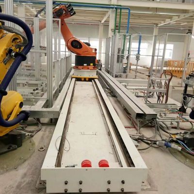 รางนำหุ่นยนต์พร้อมน้ำหนักบรรทุก 500KG และการเข้าถึง 2000 มม. เป็นรางนำเชิงเส้นสำหรับเครื่อง CNC