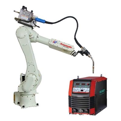 หุ่นยนต์เชื่อมอัตโนมัติ RA010N 6 แกนพร้อมเครื่องเชื่อมอาร์คเป็นหุ่นยนต์เชื่อม