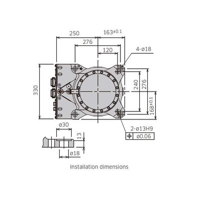 6 Axis Robot Arm Palletizer RS020N สําหรับอัตโนมัติการจัดการพาเลติซิ่ง ในฐานะหุ่นยนต์พาเลติซิ่ง