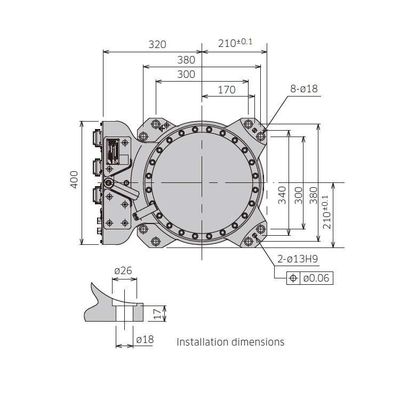 แขนหุ่นยนต์อุตสาหกรรม 6 แกน Kawasaki RS050N กับ CNGBS Guide Rail สําหรับหุ่นยนต์รับมือ pallet