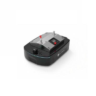 AMB300 AGV ที่รวดเร็วและแม่นยำพร้อมน้ำหนักบรรทุก 300KG ของแชสซี ทำงานร่วมกับหุ่นยนต์ Cobot ในฐานะหุ่นยนต์ AGV