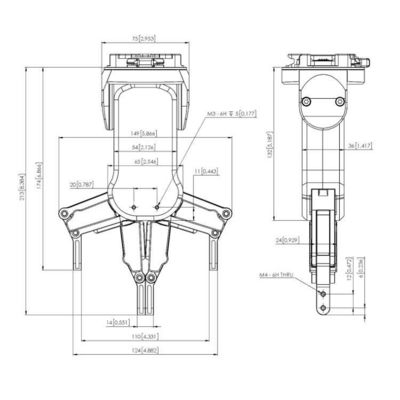 โรบ็อตร่วมมือรวมกับ RG2 จับแขนหุ่นยนต์ สําหรับการจัดการ Cnc ในฐานะจับหุ่นยนต์