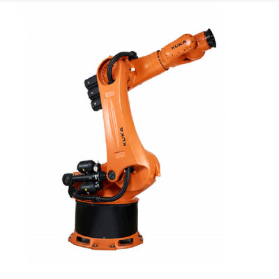 Kuka Pallet แขนหุ่นยนต์อุตสาหกรรม 6 แกน KR 240 R3330 น้ำหนักบรรทุก 240Kg Palletizer Robot พร้อม Gripper Smart Robot