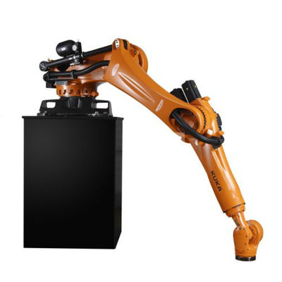 Kuka Pallet แขนหุ่นยนต์อุตสาหกรรม 6 แกน KR 240 R3330 น้ำหนักบรรทุก 240Kg Palletizer Robot พร้อม Gripper Smart Robot