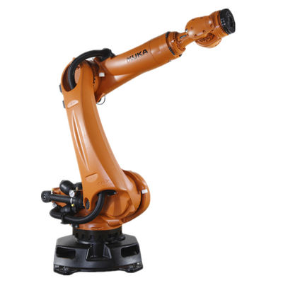 Kuka Pallet แขนหุ่นยนต์อุตสาหกรรม 6 แกน KR 240 R3330 น้ำหนักบรรทุก 240Kg Palletizer Robot พร้อม Gripper Smart Robot