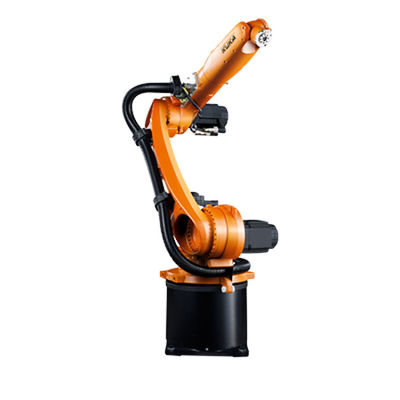 Kuka Palletizing Robot Kr 10 R1420 10kg พิกัดน้ำหนักบรรทุก 6 แกนแขนหุ่นยนต์อุตสาหกรรมแขนหุ่นยนต์สำหรับพาเลท