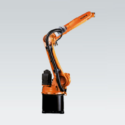 Kuka Palletizing Robot Kr 10 R1420 10kg พิกัดน้ำหนักบรรทุก 6 แกนแขนหุ่นยนต์อุตสาหกรรมแขนหุ่นยนต์สำหรับพาเลท