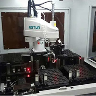 แขนหุ่นยนต์ 4 แกน ER3-400-SR หุ่นยนต์ Scara สำหรับหุ่นยนต์อุตสาหกรรมประกอบ