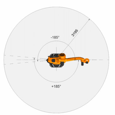 KUKA หุ่นยนต์อุตสาหกรรม 6 แกน KR 360 R2830 พร้อมพิกัดน้ำหนัก 360 Kg พร้อม Otc หุ่นยนต์เชื่อมอัตโนมัติ