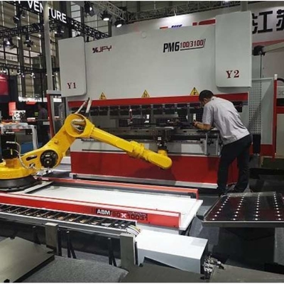 แขนหุ่นยนต์อุตสาหกรรม ER80-2565-BD หุ่นยนต์ดัดโค้งเป็น CNC Arm 6 Axis Robot
