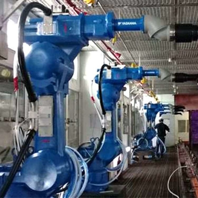หุ่นยนต์พ่นสี MPX1950 พร้อมทาสีแขนหุ่นยนต์ 6 แกนสำหรับพ่นสี Robot