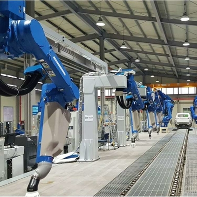 หุ่นยนต์พ่นสี MPX1950 พร้อมทาสีแขนหุ่นยนต์ 6 แกนสำหรับพ่นสี Robot