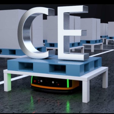 โรบอต AGV ขับเคลื่อน Q2L-300A พร้อม CNGBS โรบอต Cobot สําหรับการจัดการวัสดุอัตโนมัติเป็น AGV
