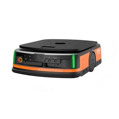 AGV หุ่นยนต์ Q3-600C ภาระประโยชน์ 600kg กับ CNGBS หุ่นยนต์ Cobot Arm สําหรับโครงการอัตโนมัติเป็น AGV