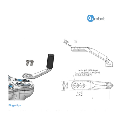 ONrobot Three Finger Adaptive Gripper 3FG15 Electrical สำหรับ ABB KUKA Robot