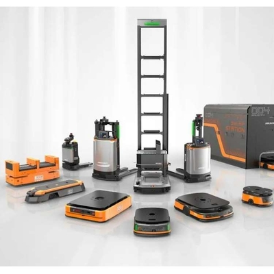 AGV Robot Q7-1500D Slam / QR Code Navigation With CNGBS โรบอตโคบอตสําหรับโรบอตการจัดการวัสดุ