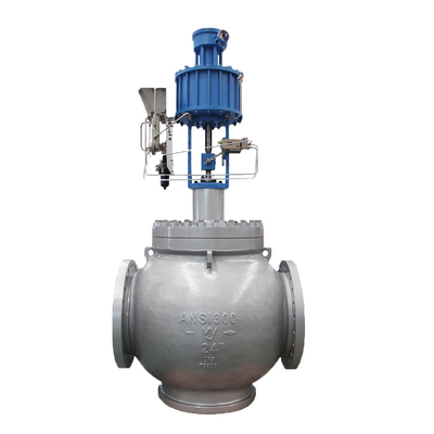 ABM วาล์วควบคุมนิวเมติกขนาดใหญ่พร้อม ABB V18345 V18346 Positioner วาล์วควบคุม