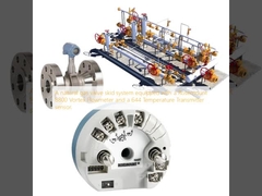 ระบบสกีดวาล์วก๊าซธรรมชาติที่ติดตั้ง Rosemount 8800 Vortex Flowmeter และเซ็นเซอร์ 644 Temperature Transmitter